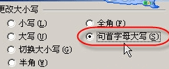 WPS文字表格怎么转换为歌词句首字母改大写