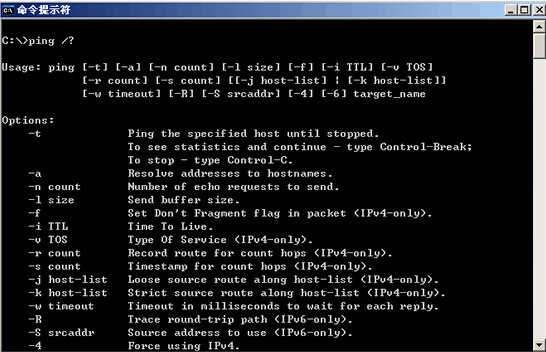 关于PING命令的小知识
