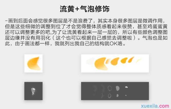 利用PS制作鸡蛋流出的效果