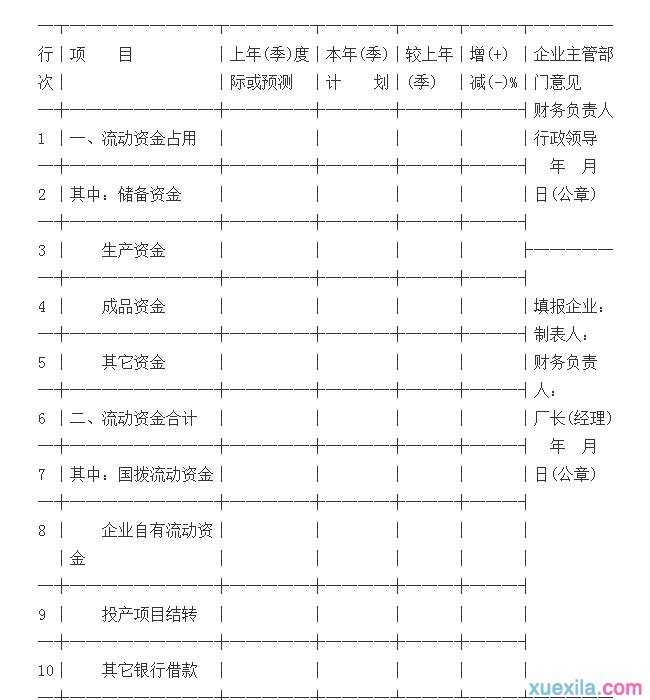 工交企业流动资金借款合同范本