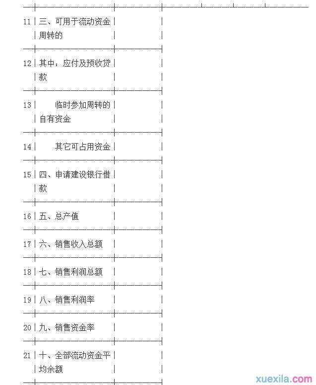 工交企业流动资金借款合同范本