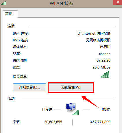 win8.1连接wifi受限的解决办法