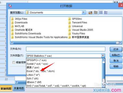 怎么将SPSS导入Excel