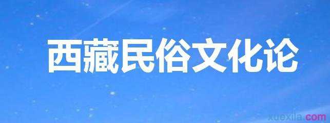 西藏民俗文化论 国内形势与政治论文