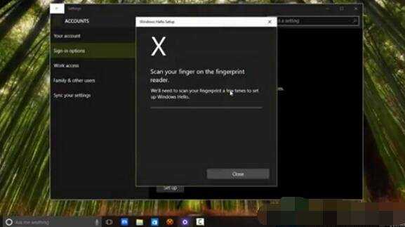 Win10指纹识别功能怎么使用