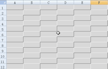 Excel2007如何将单元格设置带有凹凸效果