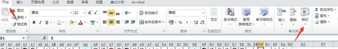 excel2010怎么设置行高和宽列