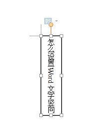 怎么设置Word文字竖向