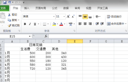 excel2013中如何制作组合图表