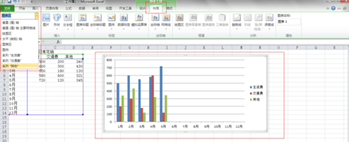 excel2013中如何制作组合图表