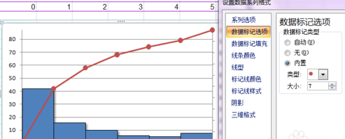 如何用excel2007制作柏拉图