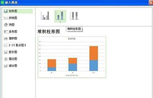 如何在wps表格的柱形图中显示合并数据