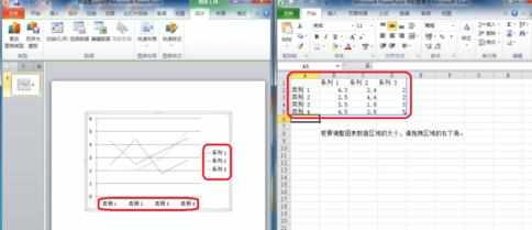 ppt如何制作拆线图