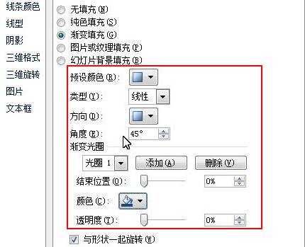 ppt图片渐变的设置方法