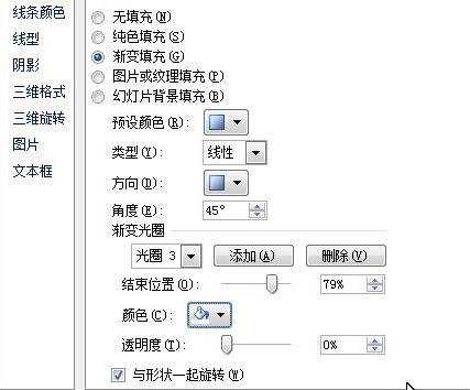 ppt2007如何制作渐变效果