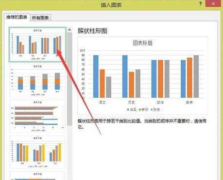 Excel如何插入图表 excel2013怎么插入图表