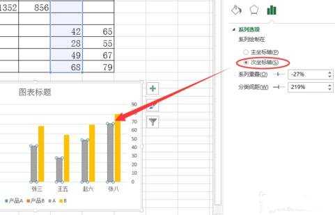 Excel2007如何制作数值差异柱形图教程