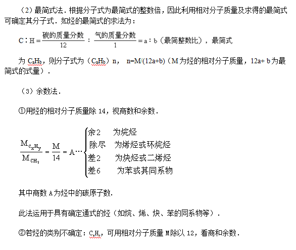 高二化学会考复习要点