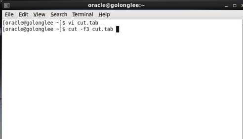 LINUX CUT命令的介绍