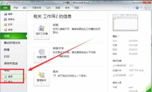 excel2010怎么打开单元格值自动完成功能