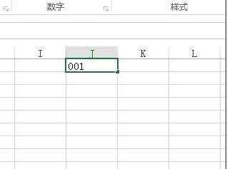 Excel2013如何输入001