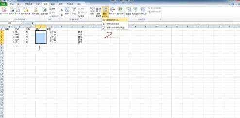 Excel2010怎么建立下拉列表输入固定格式的数据