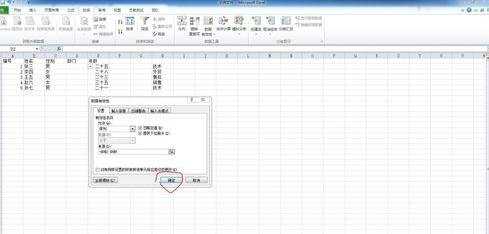 Excel2010怎么建立下拉列表输入固定格式的数据