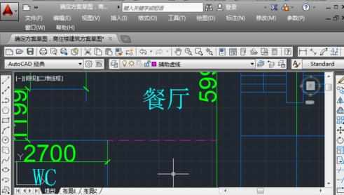 cad如何将图形中实线改成虚线