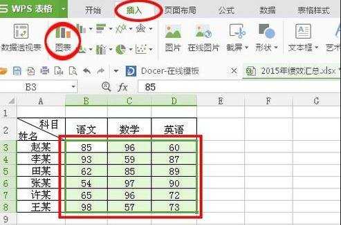 excel怎么快速插入图表