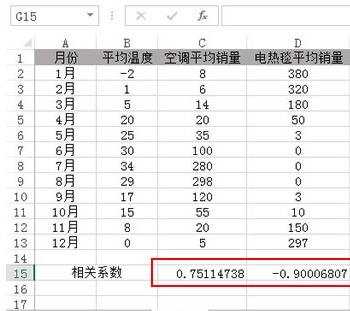 怎么在excel2013中使用correl函数