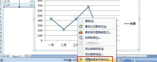 Excel2007如何制作自动扩展数据折线图