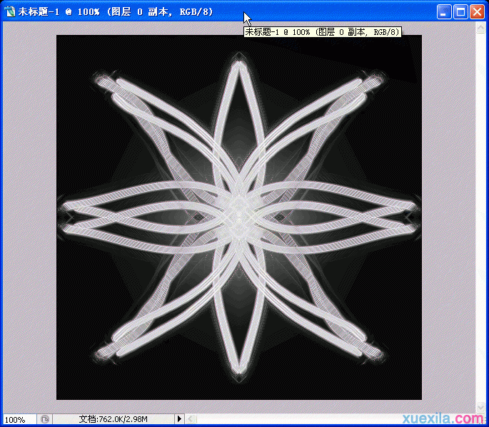 ps滤镜制作漂亮的荧光花束效果