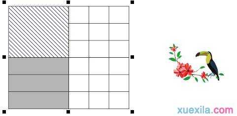 如何在CorelDRAW X7表格中添加图像和背景