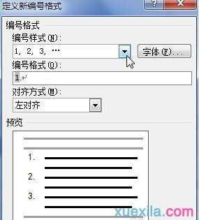 Word2010怎样设置自定义的编号