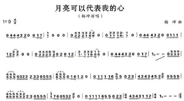 10孔c调口琴谱