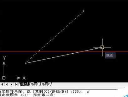 cad2007中如何旋转图形