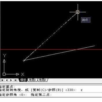 cad2007如何旋转图形