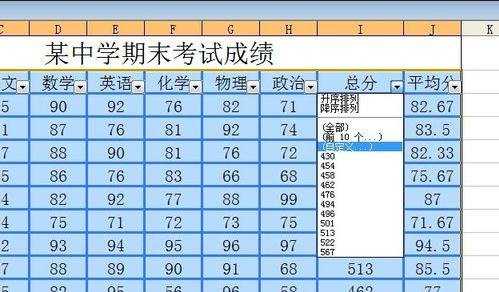 EXCEL的自动筛选功能详解