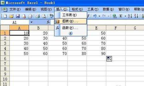 在excel中画柱形图的方法