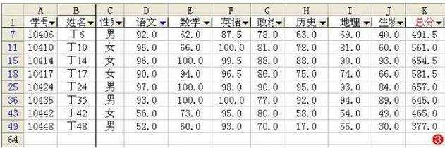 excel中筛选大于、小于、等于的教程（2种）