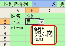 如何为Excel工作表设置表格定义?