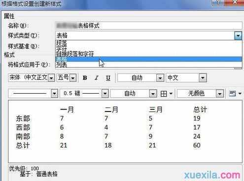 word2010如何创建自定义的表格样式