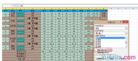 excel2010分类汇总以分数段计数的教程