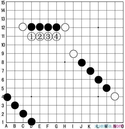 五子棋术语活四讲解