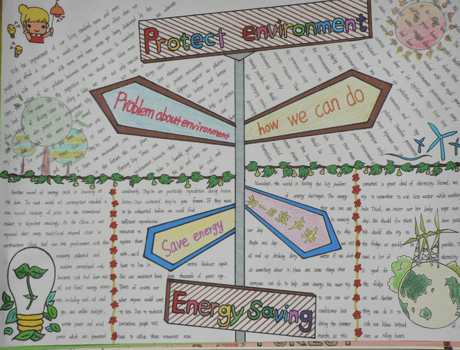 英语手抄报图片简单又漂亮初中