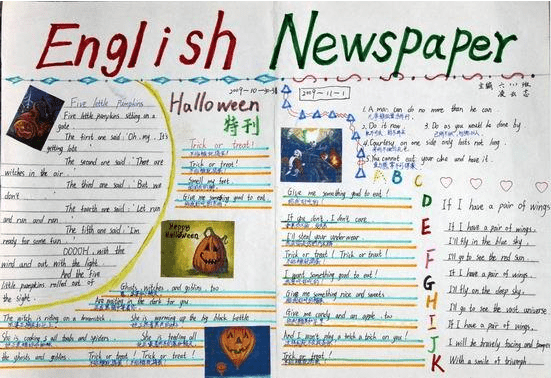 英语手抄报图片简单又漂亮初中