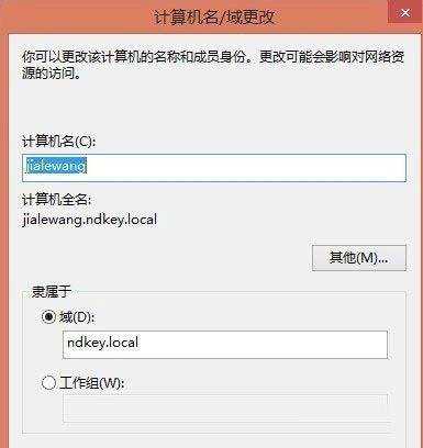 Win8.1如何加入域