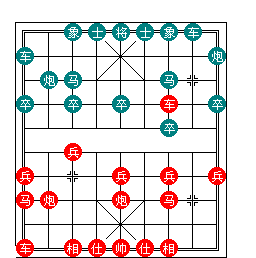 象棋平炮兑车对红马八进九变的走法