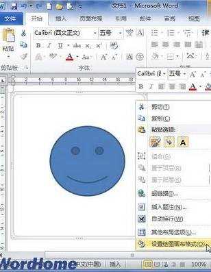 如何设置word2010绘图画布格式