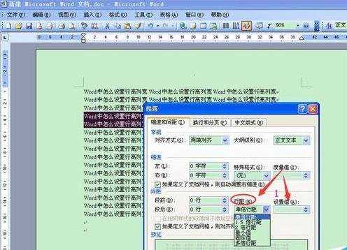 word行高和列宽怎么设置